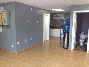 Interior photo of office space